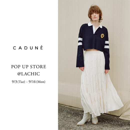 新品✨CADUNE STORY メタリックドットチュニック ブラック