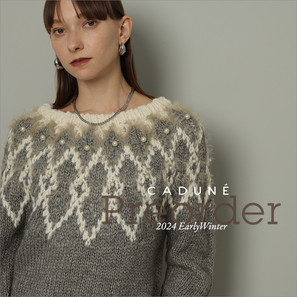cadune メタリックドットペプラムチュニック(長袖) cadune メタリックドットペプラムチュニック(長袖)