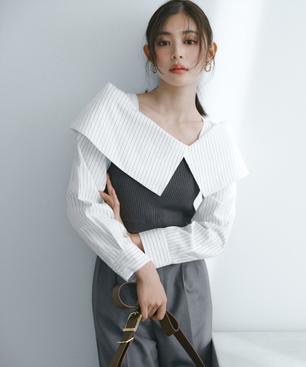 【専用】マイストラーダ　大人綺麗め　フロントプリーツシャツワンピース　キャメル Mystrada（マイストラーダ） │【公式通販】Arpege story