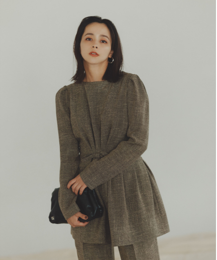 カデュネ　新品正規品　メッセージラインカーディガン　茶色　アルページュストーリー CADUNE（カデュネ） │【公式通販】Arpege story（アルページュ