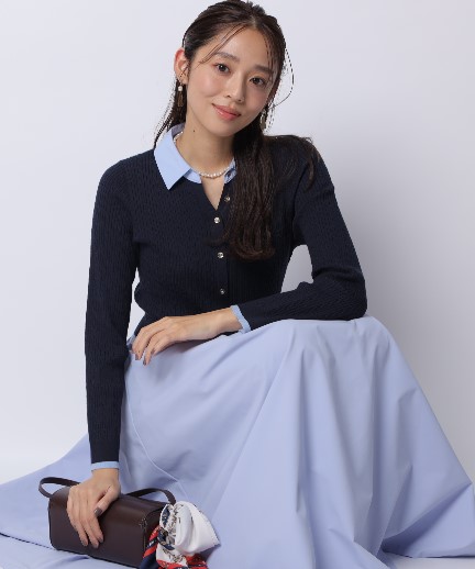 新品タグ付き　JUSGLITTY ジャケット、スカート、コサージュの3点セット 新品タグ付き JUSGLITTY ジャケット、スカート、コサージュの3点