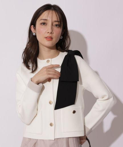 お得セール！アプワイザーリッシェ、新品タグ付き、すそファーが素敵なベストコート。 アプワイザーリッシェ Apuweiser-riche フードファー付5WAYコート