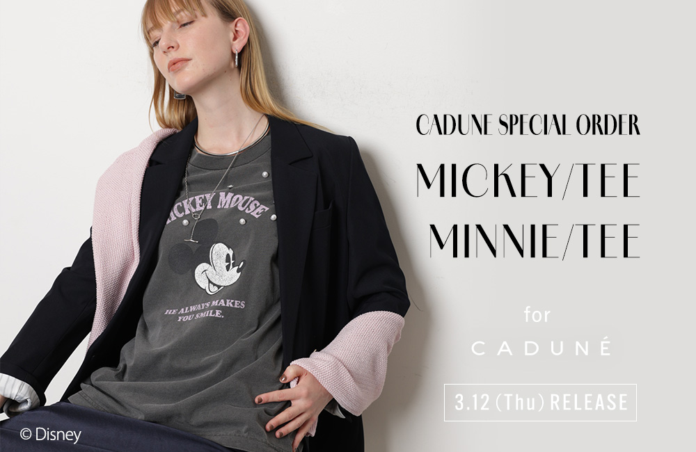 【新作】<別注>ミッキーマウス・ミニーマウス/Tシャツ発売