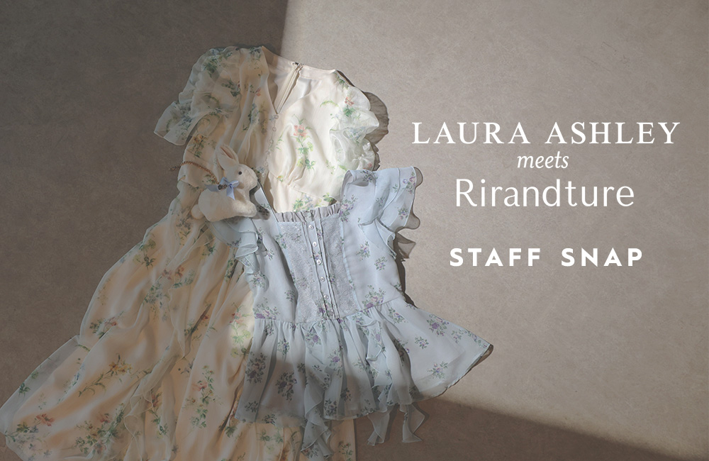 Rirandture×LAURA ASHLEY STAFF SNAP