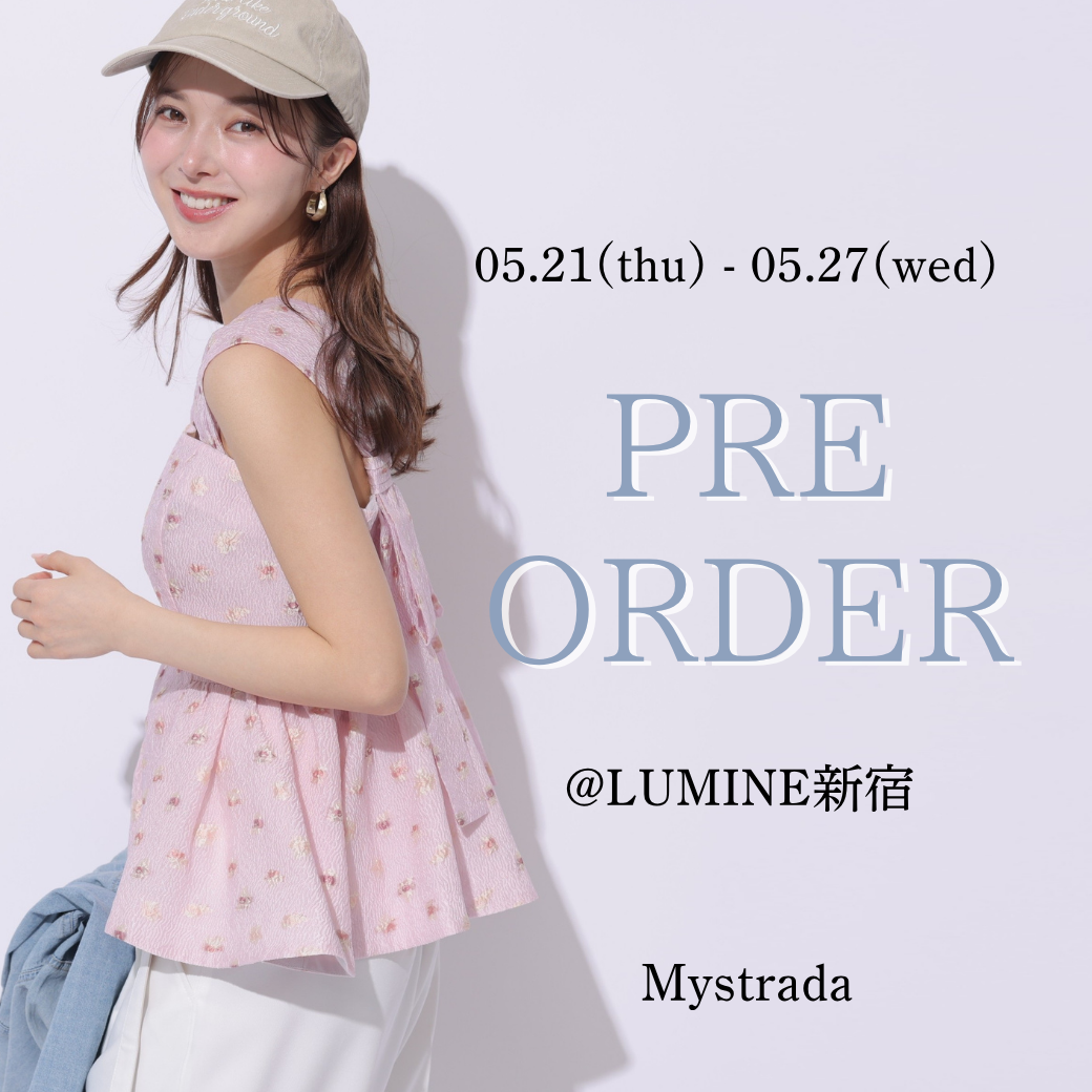 新作PRE ORDERの商品ラインナップ 