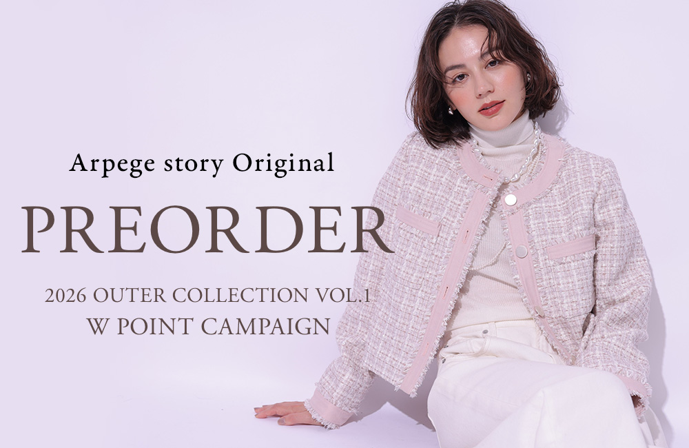 【Wpoint対象】2026 OUTER PREORDER