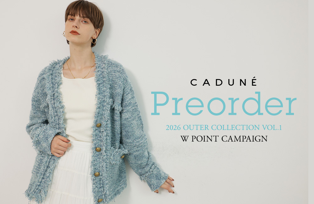 【Wpoint対象】2026 OUTER PREORDER