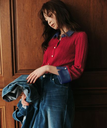 2025夏★新品★アプ ハートビジューTシャツ　アルページュストーリー　ブラック 2025夏☆新品☆アプ ハートビジューTシャツ アルページュストーリー