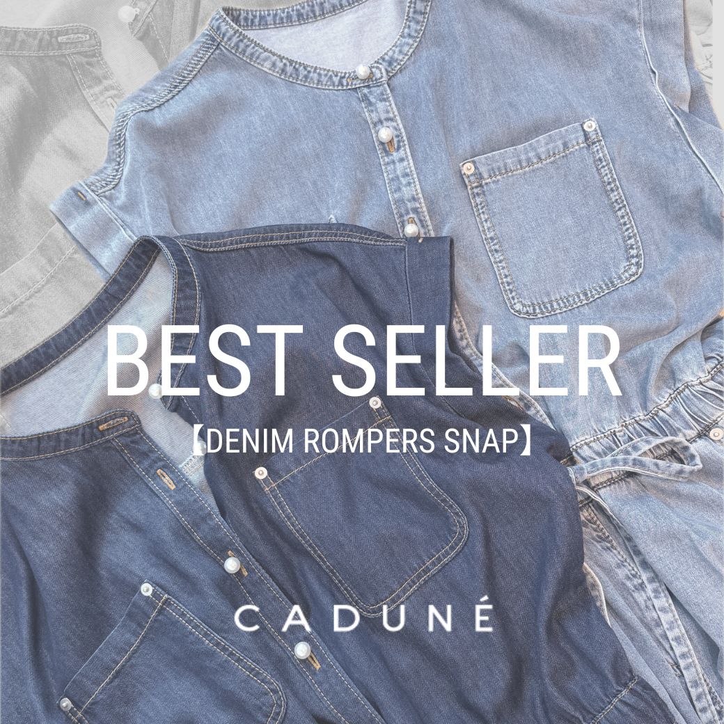 【STAFF SNAP】DENIM ROMPERS