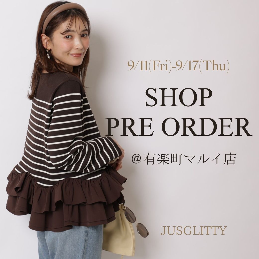 SHOP PRE ORDERの商品ラインナップ