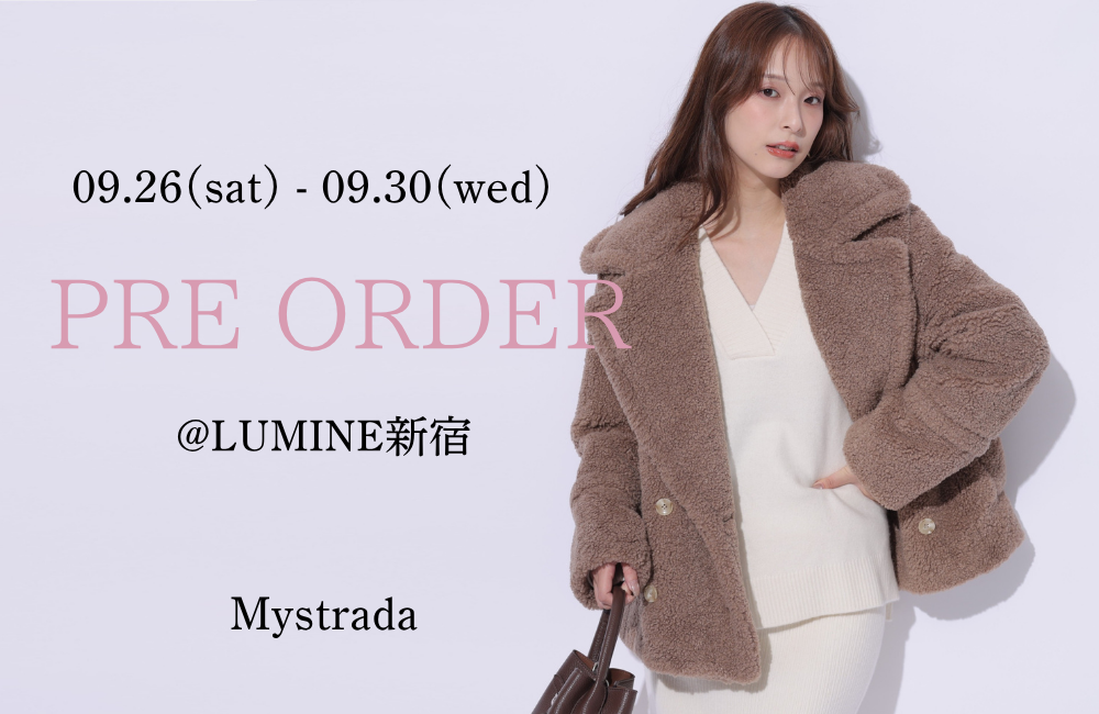 PRE ORDER @ LUMINE